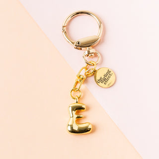 Bubble Letter Keychain/Bag Charm