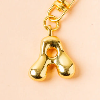 Bubble Letter Keychain/Bag Charm