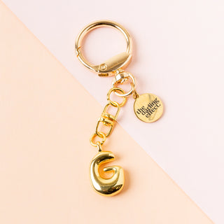 Bubble Letter Keychain/Bag Charm