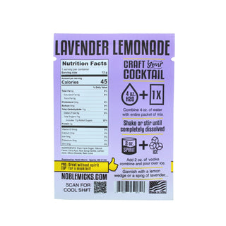 Single Serve Drink Mix-Lavender Lemonade