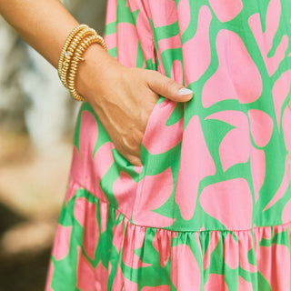 Abby Dress Piece by Piece Pink - Elle J. Boutique - Mary Square