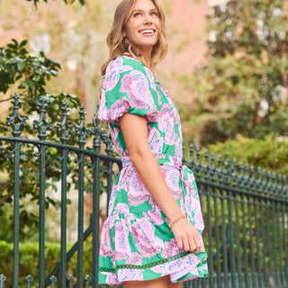Addison Dress Petal Tango Green - Elle J. Boutique - Mary Square