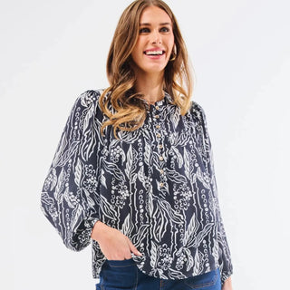 Brianna Top After Midnight Black - Elle J. Boutique - MARY SQUARE