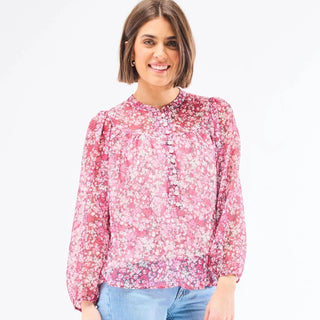 Brianna Top Daydreaming Pink - Elle J. Boutique - MARY SQUARE