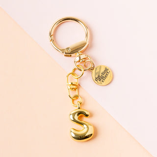Bubble Letter Keychain/Bag Charm
