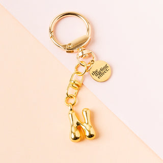 Bubble Letter Keychain/Bag Charm