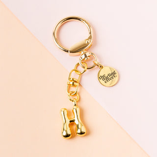 Bubble Letter Keychain/Bag Charm
