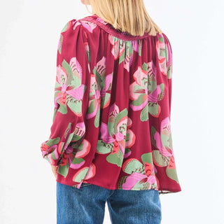 Janelle Top Center Stage Plum - Elle J. Boutique - MARY SQUARE