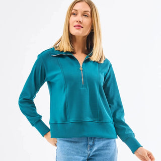 Ophelia Top Teal - Elle J. Boutique - MARY SQUARE