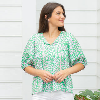 Penny Top in Wild Safari Pine