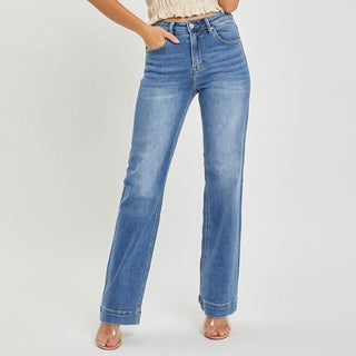 Risen High Rise Straight Jeans - Elle J. Boutique - RISEN