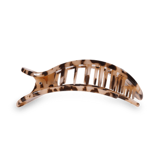 Round Flat Hair Clip | Large | Blonde Tortoise - Elle J. Boutique - TELETIES