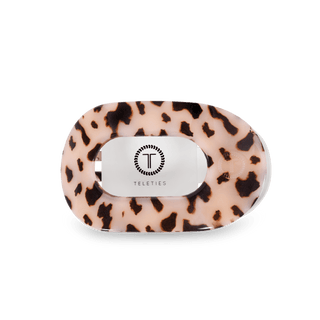 Round Flat Hair Clip | Med. | Blonde Tortoise - Elle J. Boutique - TELETIES