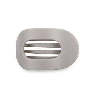 Round Flat Hair Clip | Med. | Silver Flames - Elle J. Boutique - TELETIES