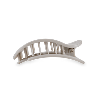 Round Flat Hair Clip | Med. | Silver Flames - Elle J. Boutique - TELETIES