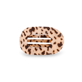 Round Flat Hair Clip | Small | Blonde Tortoise - Elle J. Boutique - TELETIES
