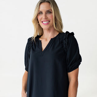 Skylar Top Black - Elle J. Boutique - MARY SQUARE