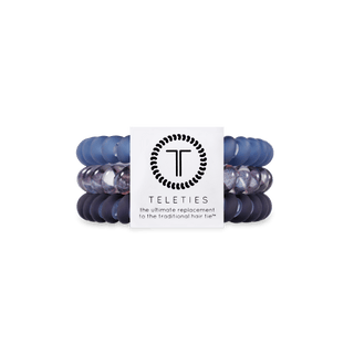 Spiral Hair Coils | Small | Midnight Rain Hair Ties - Elle J. Boutique - TELETIES