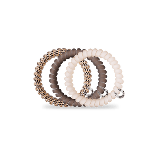 Spiral Hair Coils | Small | Toasted Hair Ties - Elle J. Boutique - TELETIES