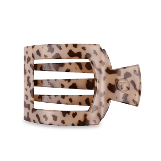 Square Flat Hair Clip | Large | Blonde Tortoise - Elle J. Boutique - TELETIES
