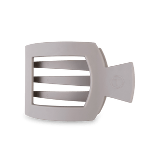 Square Flat Hair Clip | Large | Silver Flames - Elle J. Boutique - TELETIES