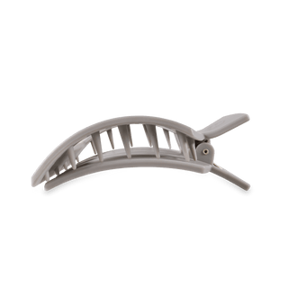 Square Flat Hair Clip | Large | Silver Flames - Elle J. Boutique - TELETIES