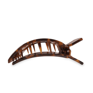 Square Flat Hair Clip | Large | Tortoise - Elle J. Boutique - TELETIES