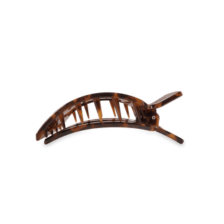 Square Flat Hair Clip | Med. | Tortoise - Elle J. Boutique - TELETIES