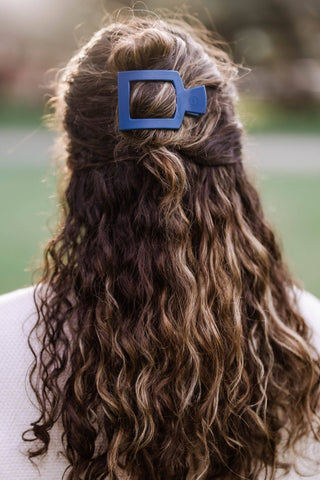 Square Flat Hair Clip | Small | Midnight Rain - Elle J. Boutique - TELETIES
