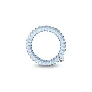 Washed Denim Small Spiral Hair Coils/Hair Ties